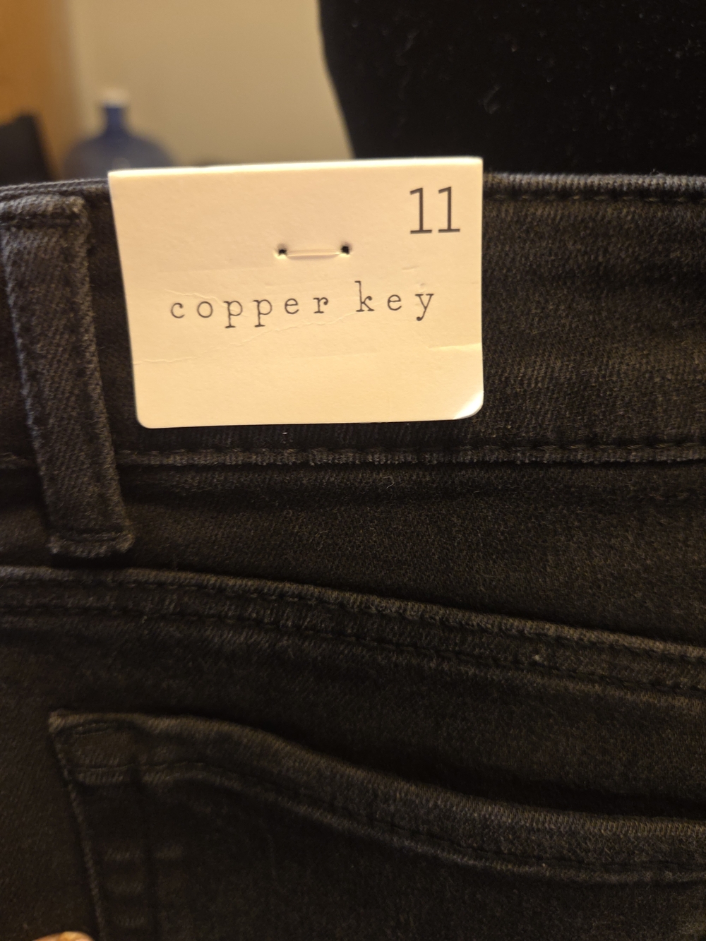 Copper Key Women’s Black Jeans - Size 11